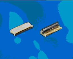 0.2毫米間距，0.9毫米高度FPC 零插入力連接器