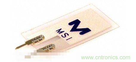 Measurement Specialties 的 MSP1006 壓電晶體。