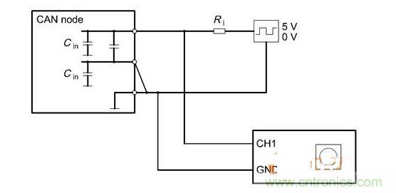 Cdiff測試原理(CANnode輸出線從上往下為CANH、CANL、GND)