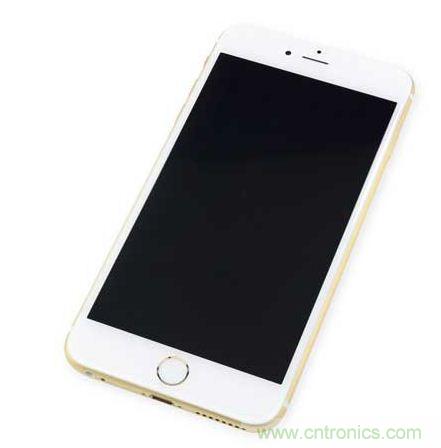iPhone 6 Plus采用了大量新技術(shù)，包括由TSMC代工的蘋果A8 SoC。（來源：iFixit）