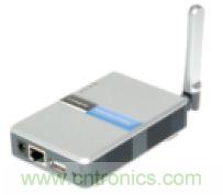 圖1：Linksys WPS54G打印服務器。